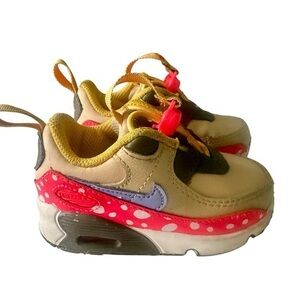 Nike Kids Air Max 90 Toggle SE "Sesame/Light Thistle" sneakers - Baby Size 4C